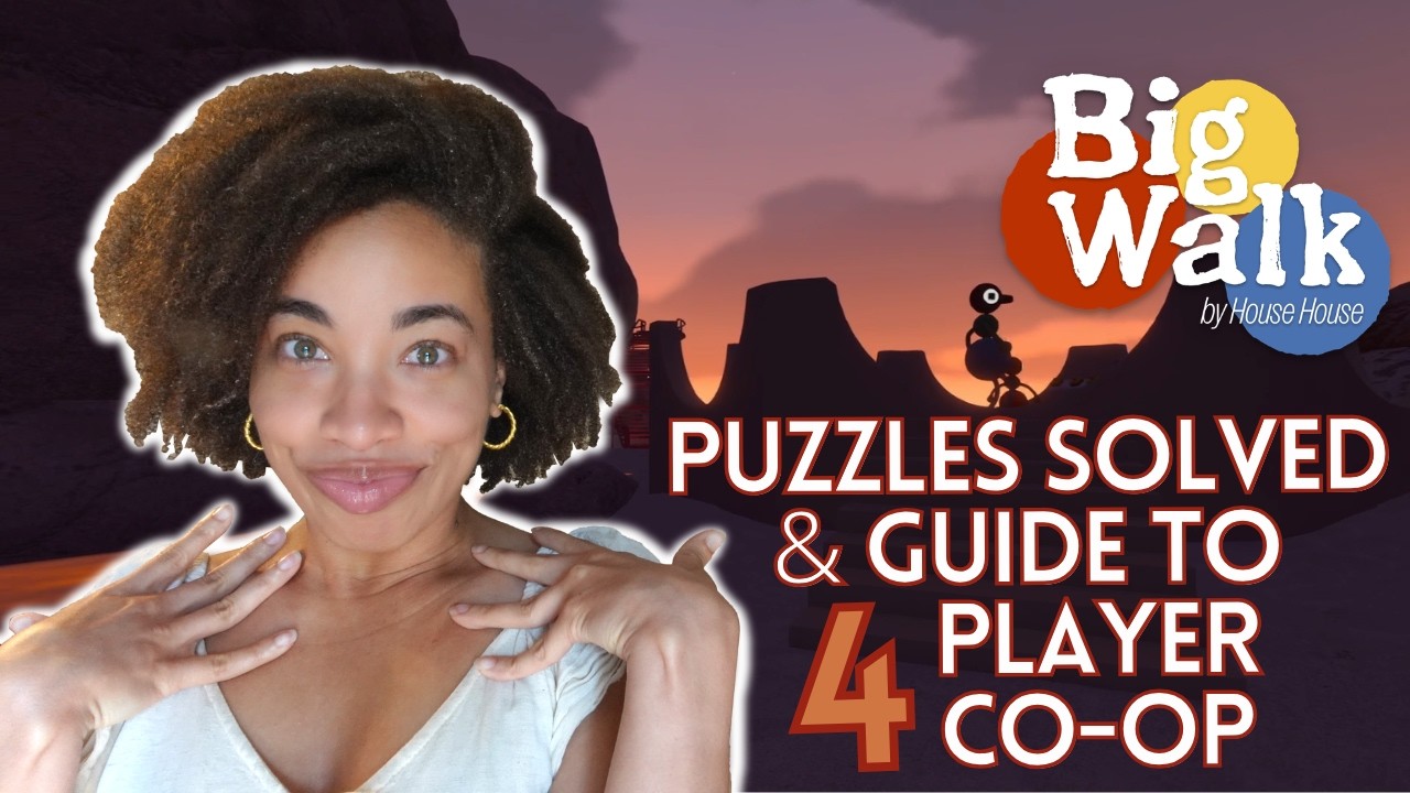 Sand Castle Key Guide & Unlocking the Red Bridge in Big Walk | 4 Player Co-Op