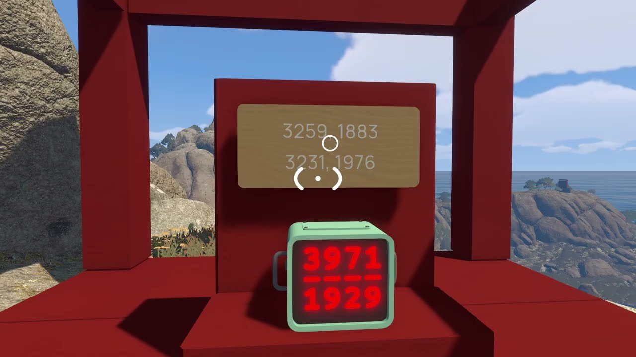 How to solve the 3259, 1883 3231, 1976 Red Coordinates puzzle in Big Walk