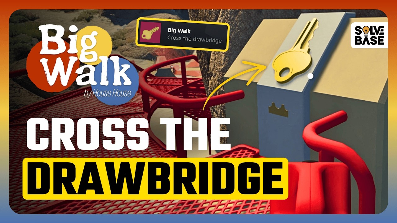 How To Cross The Red DrawBridge in Big Walk (Crown Puzzle Guide)