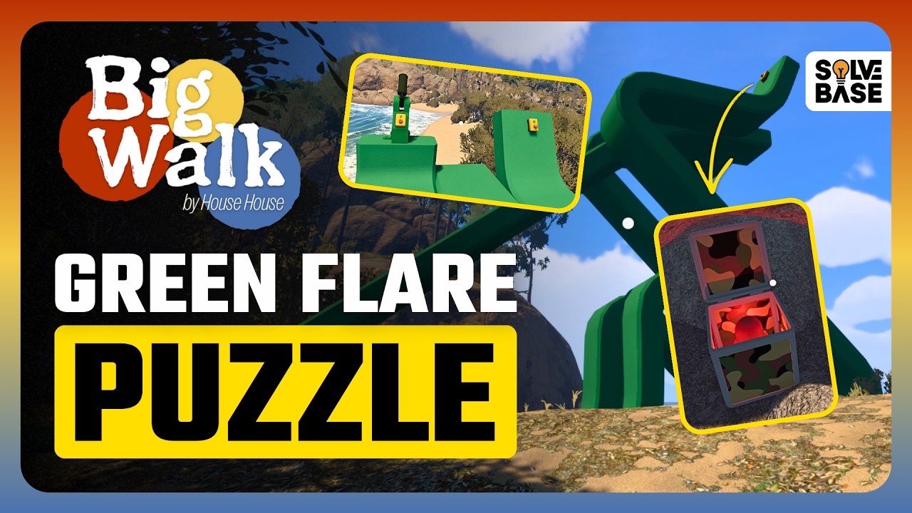 How To Solve The Green Flare Puzzle in Big Walk By House House